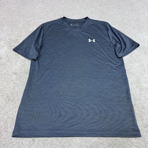 Under Armour T-Shirt Men’s Gray Short Sleeve Size Medium Loose - Picture 1 of 10